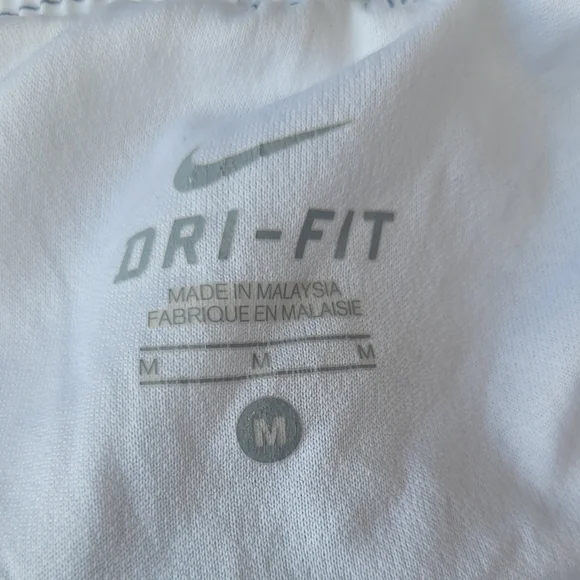 NIKE ATHLETIC SHORTS with LINER DRI FIT GYM RUN WHITE PINK MEDIUM - Picture 10 of 15
